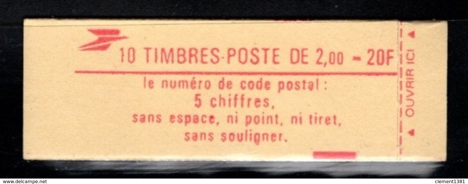 Carnet YT 2274 C3 LIBERTE DE DELACROIX 2frs Ouvert Mais Complet - Sonstige & Ohne Zuordnung