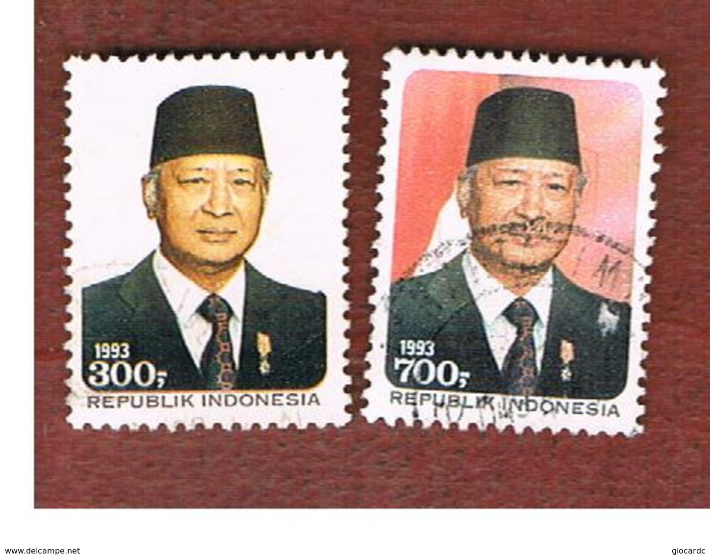 INDONESIA   - SG 2101.2102  -  1993  PRESIDENT SUHARTO  - USED ° - Indonesia