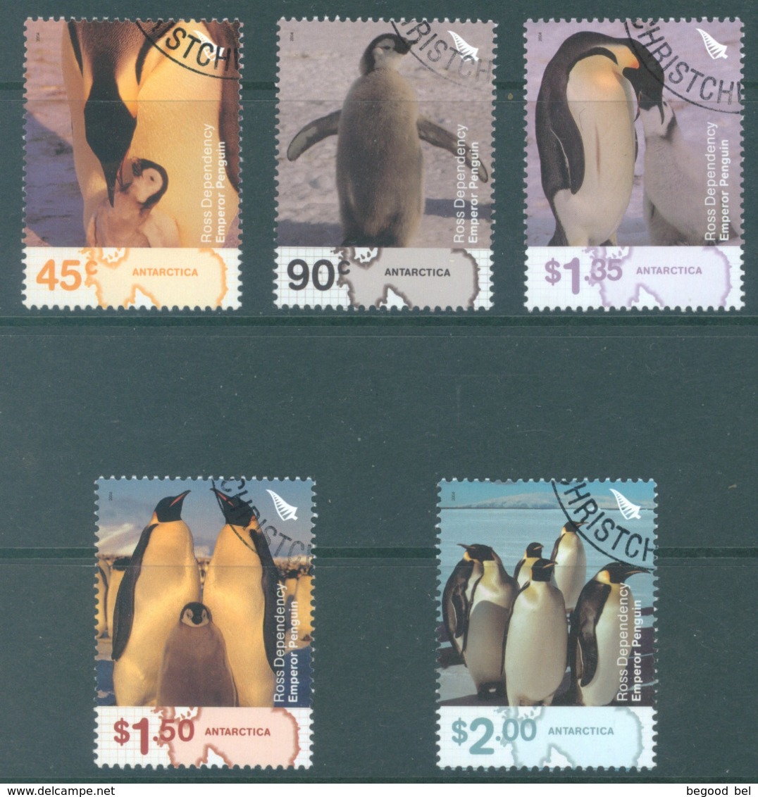 ROSS DEPENDENCY - 2004 - USED/OBLIT. - EMPEROR PENGUINS - Yv 95-99 -  Lot 20159 - Usati