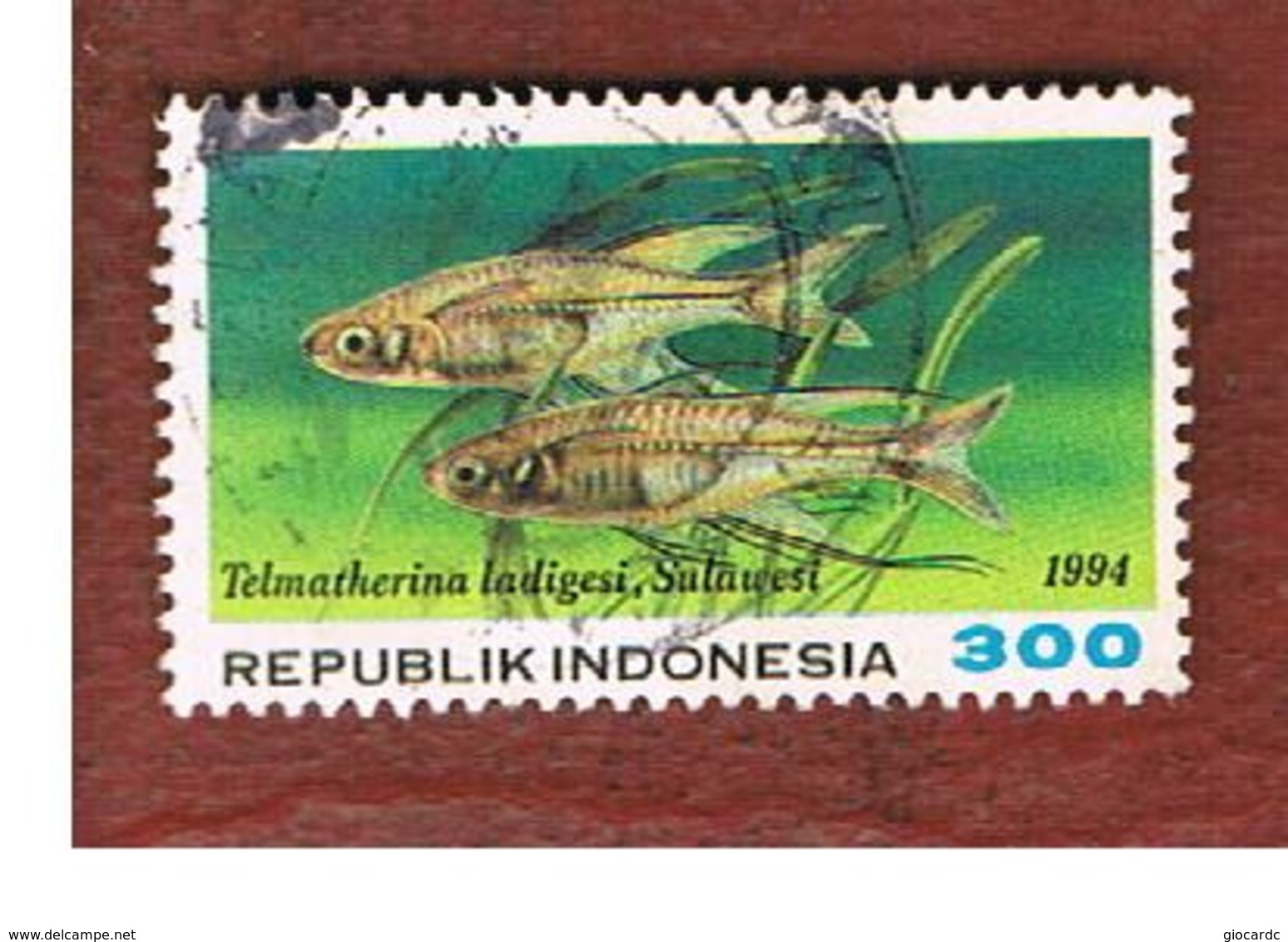 INDONESIA   - SG 2131  -  1994  FISHES: CELEBES RAINBOW   - USED ° - Indonesia