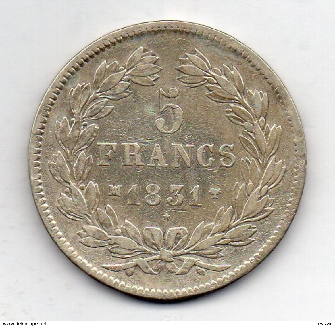 FRANCE, 5 Francs, 1831, Silver, KM #745.10 - Altri & Non Classificati