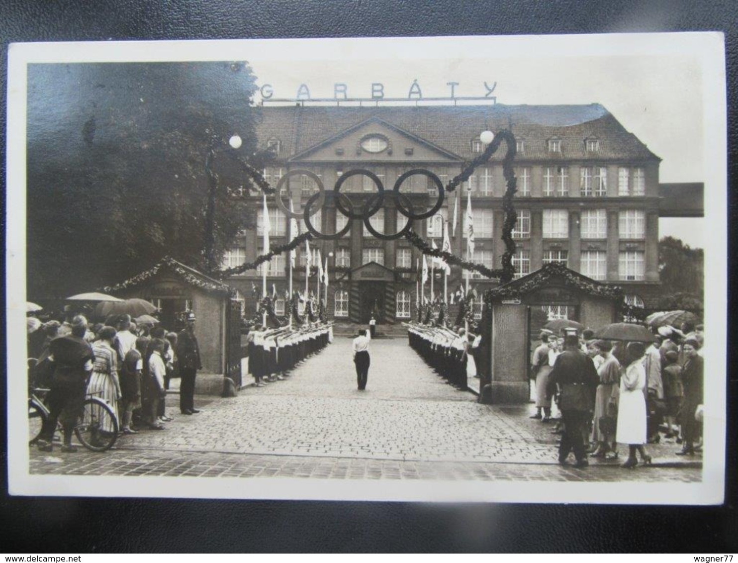 Postkarte Olympia Olympiade 1936 Mit Sondermarke + Sonderstempel - Briefe U. Dokumente