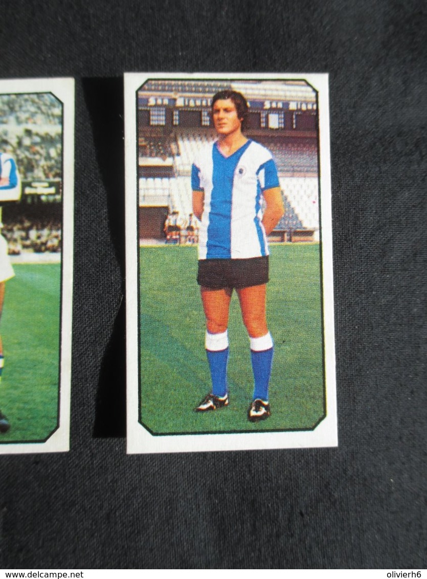 LOT 5 FIGURINES PAS PANINI + 4 doubles (M1914) LIGA 77 - 78 (8 vues) Hercules FC, Elche CF, UD Las Palmas, Real Sociedad