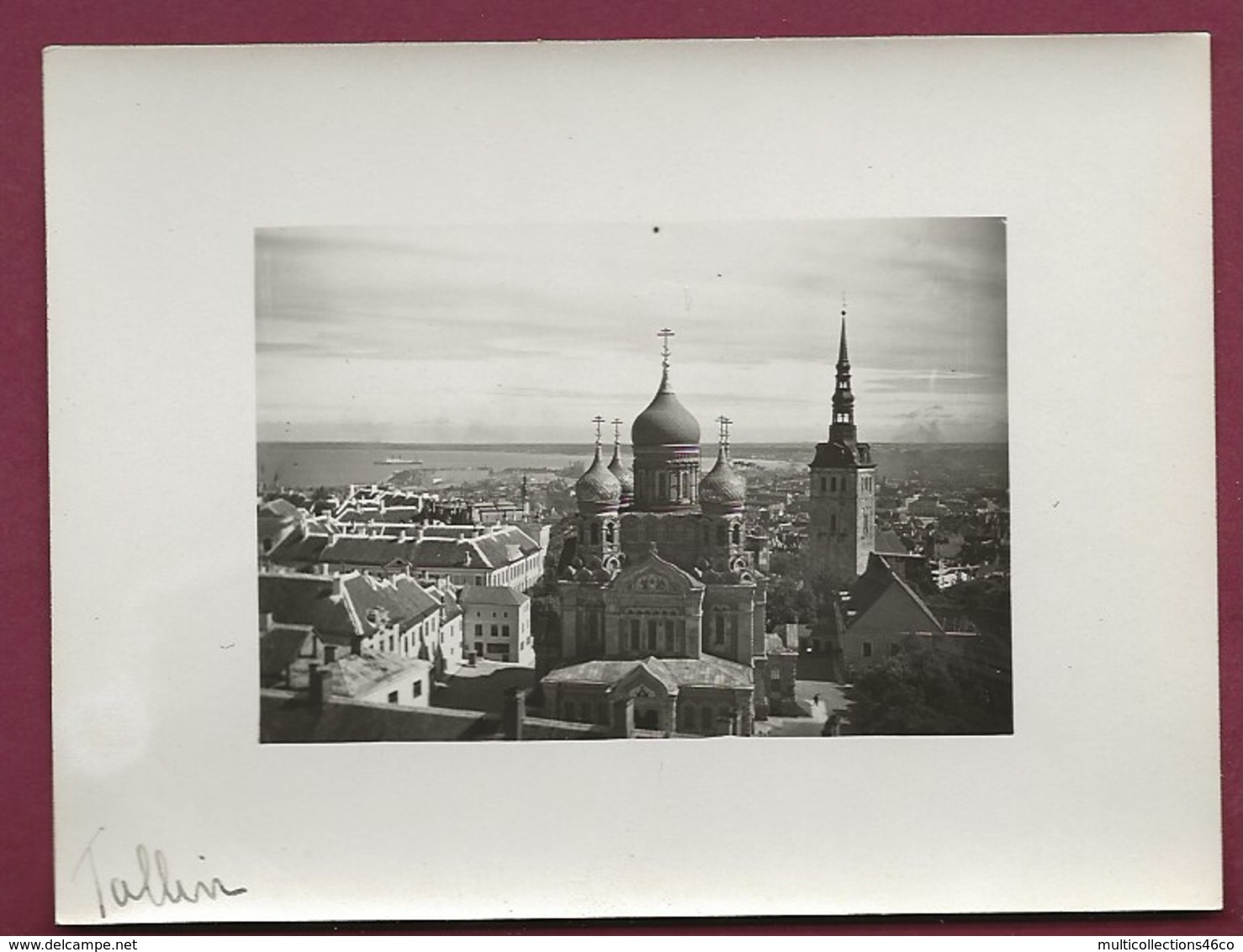 280919 - ESTONIE PHOTO AMATEUR 1930 - TALLINN Vue Générale Cathédrale - Estonie