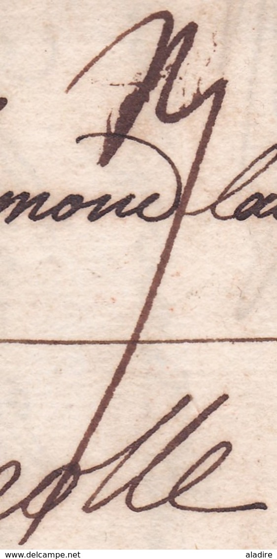 1749 - Marques Postale De Montauban & Manuscrite, Tarn Et  Garonne Sur LAC De 3 Pages Vers Brignolle, Brignoles, Var - 1701-1800: Precursors XVIII