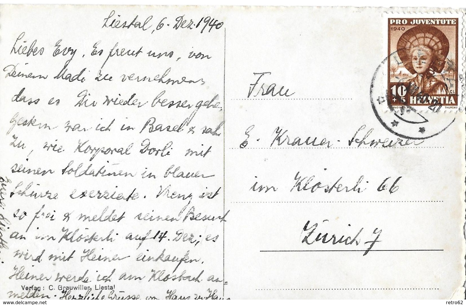 LIESTAL → Steinenbrückli Anno 1940 - Liestal