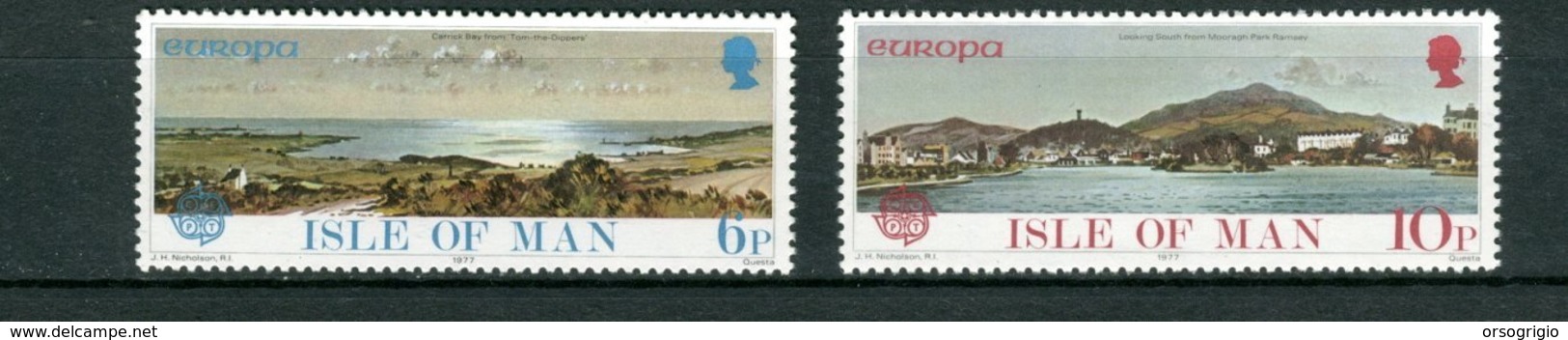 ISLE OF MAN - MNH - PERFETTI - 1977  EUROPA - Isle Of Man