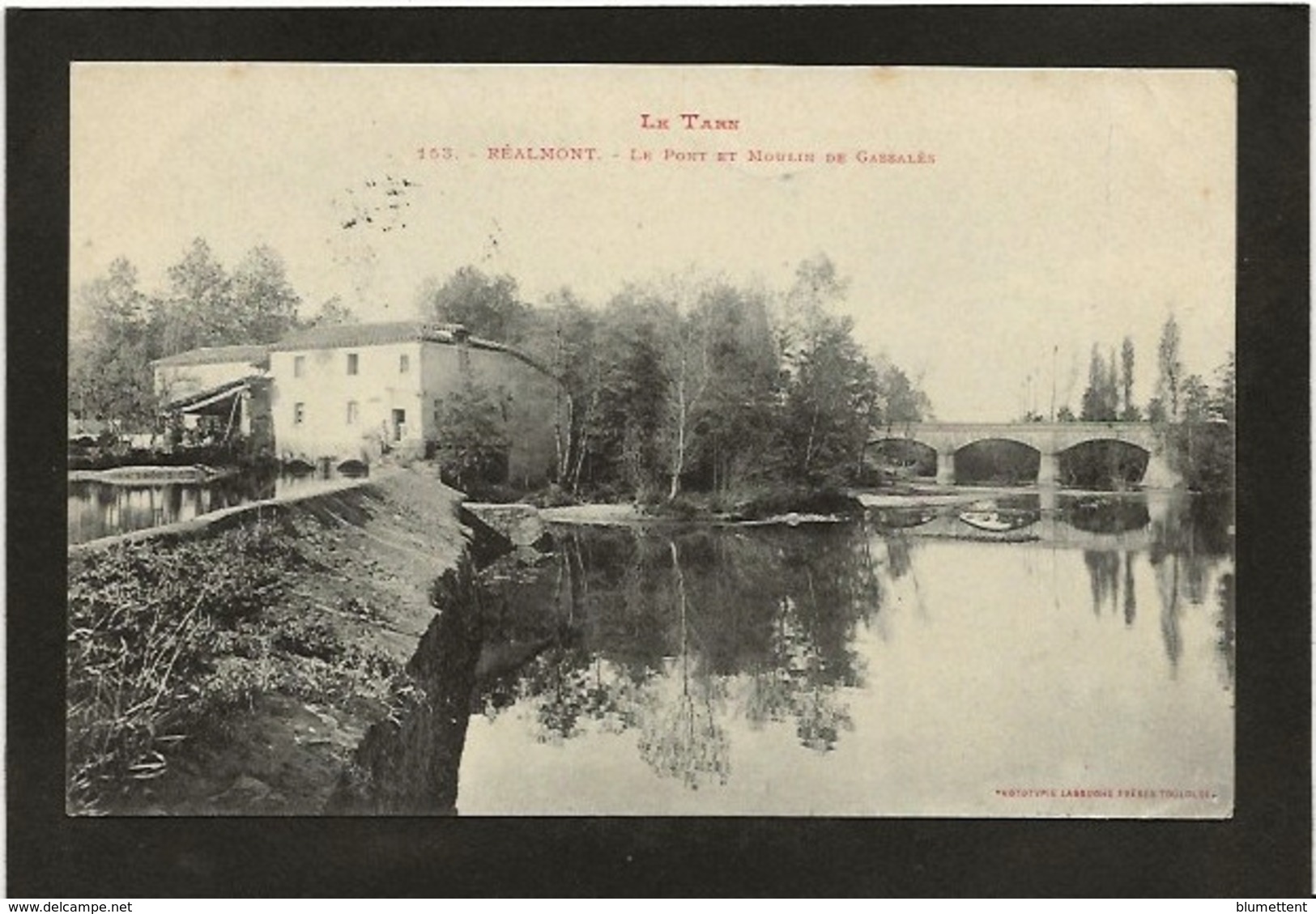 CPA Tarn 81 Realmont Le Moulin à Eau Circulé - Realmont