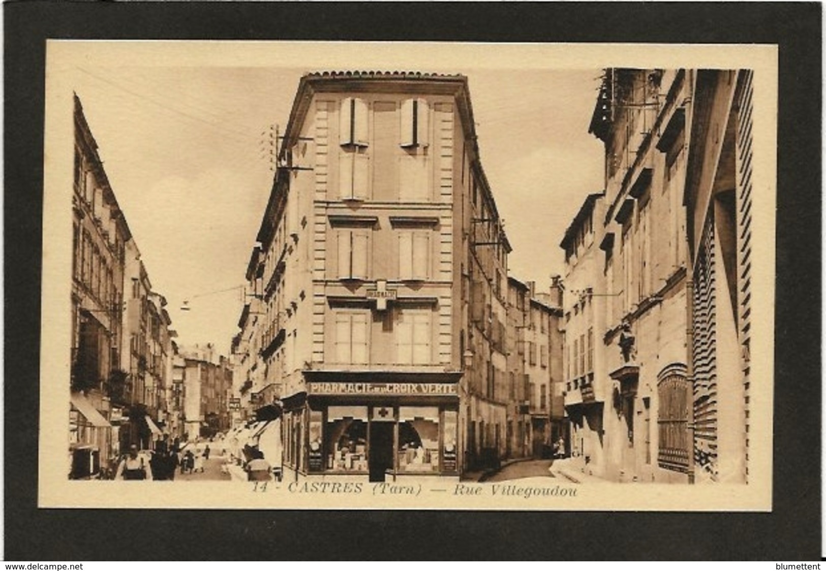 CPA Tarn 81 Castres Pharmacie Commerce Shop Non Circulé - Castres