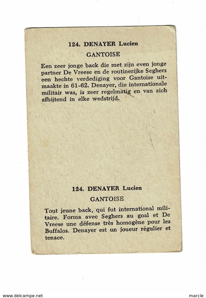 DENAYER Lucien   Gantoise - Trading Cards