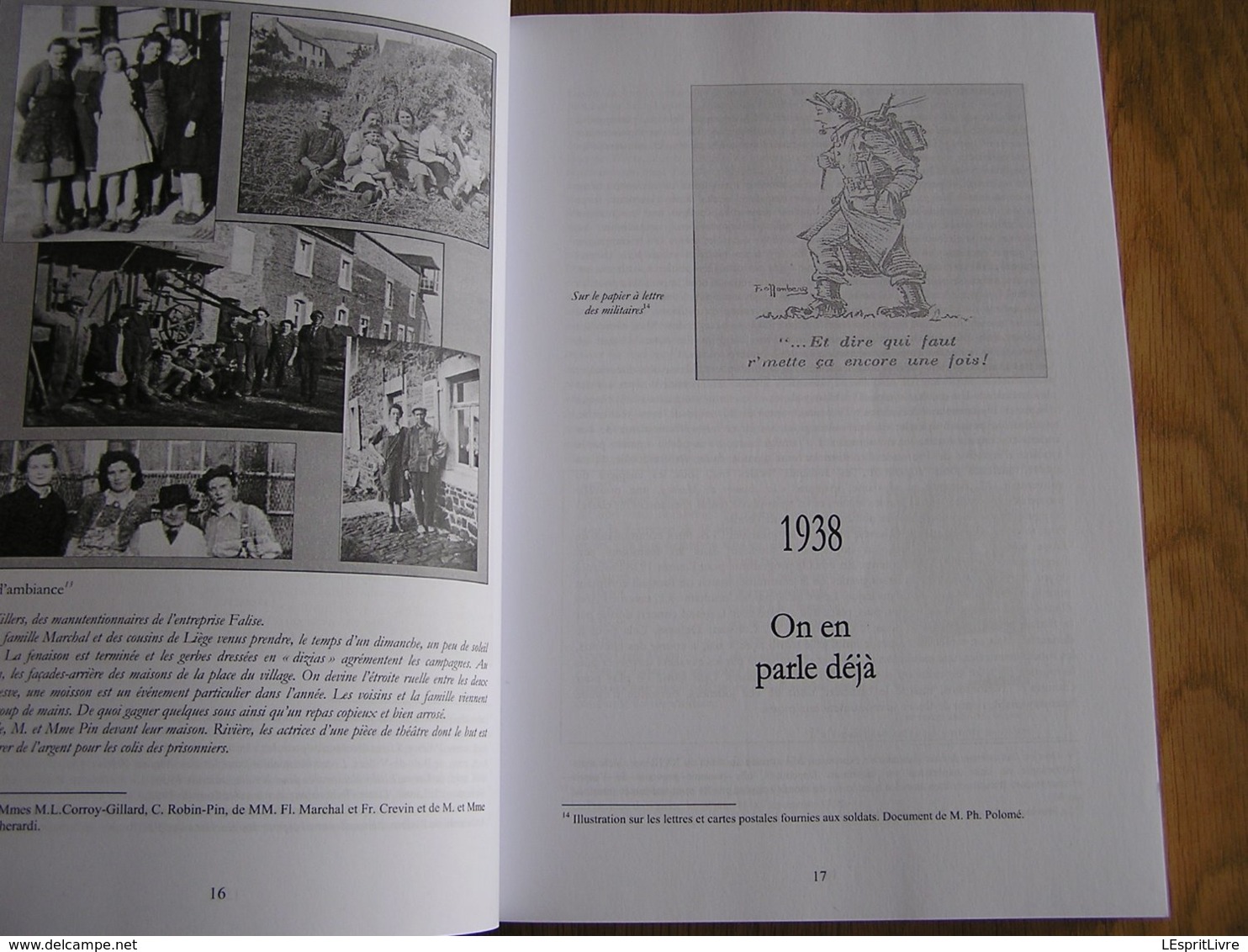 ENTRE FAITS DE VIE ET FAITS DE GUERRE Régionalisme 40 45 Arbre Bois De Villers Lesve Lustin Profondeville Rivière Cloche - Guerra 1939-45