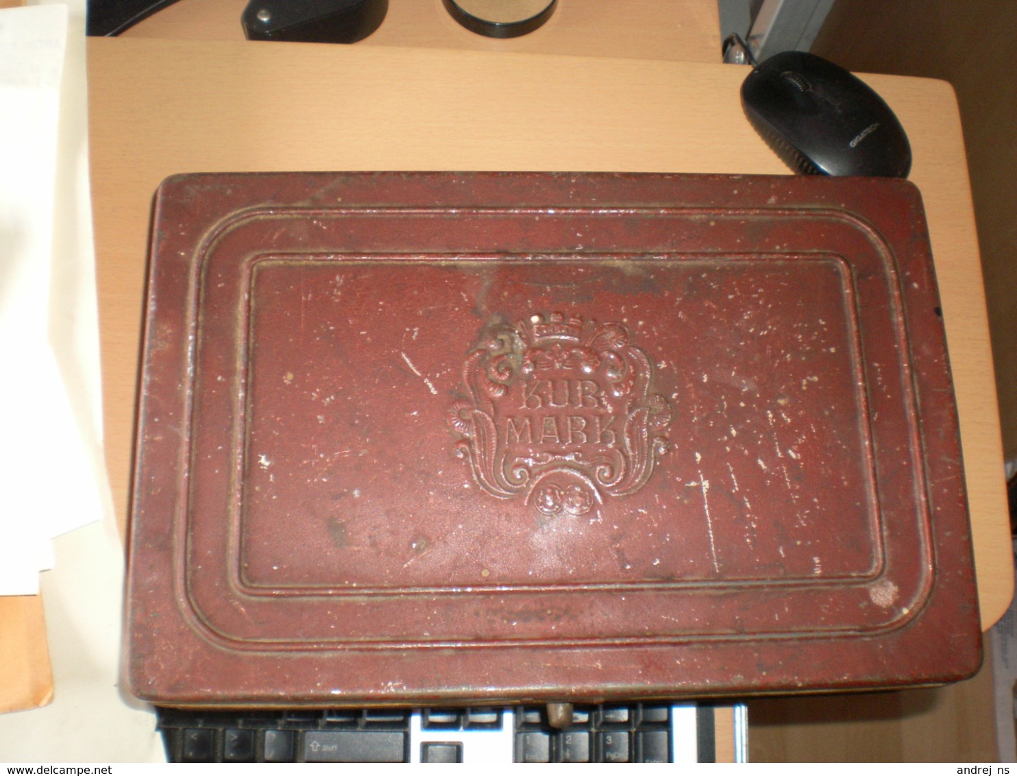 Old Tin Box Big Kur Mark - Schnupftabakdosen (leer)