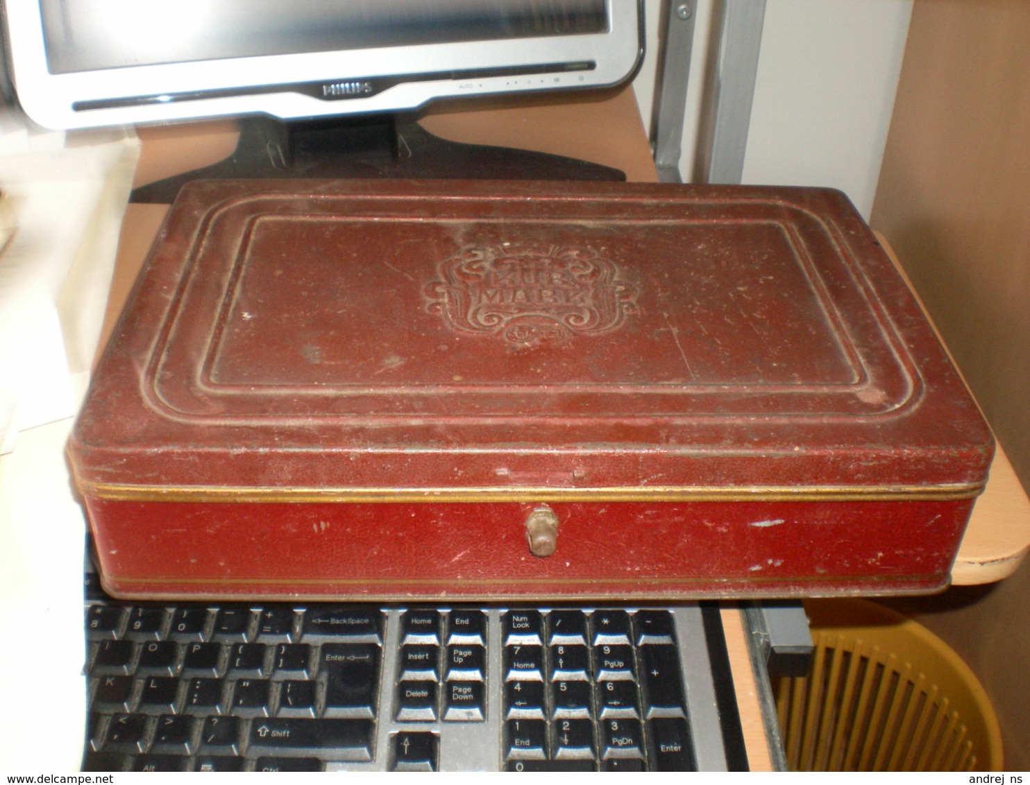 Old Tin Box Big Kur Mark - Schnupftabakdosen (leer)