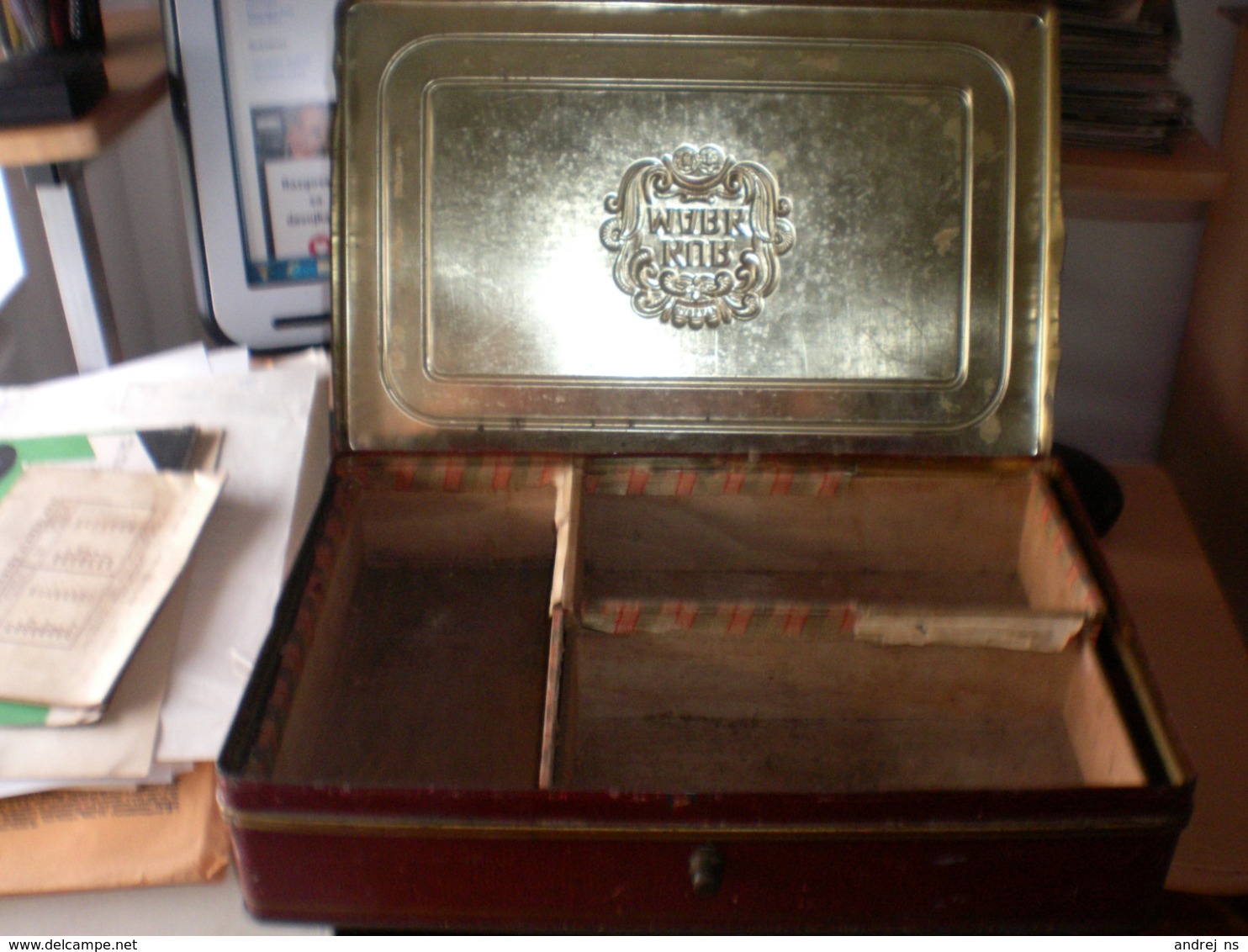 Old Tin Box Big Kur Mark - Schnupftabakdosen (leer)