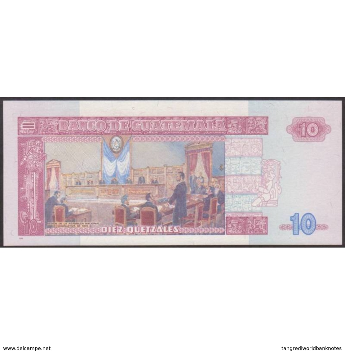 TWN - GUATEMALA 111a - 10 Quetzales 25.8.2006 D XXXXXXX B - Printer: CBN UNC - Guatemala