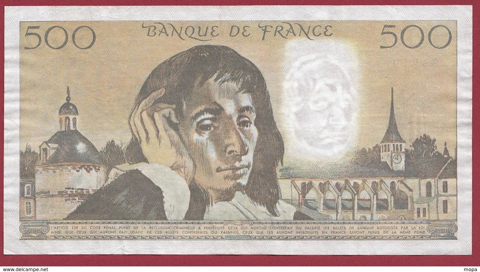 500 Francs "Pascal" Du 07/06/1979.B--F/TTB+---ALPH .S.99 - 500 F 1968-1993 ''Pascal''