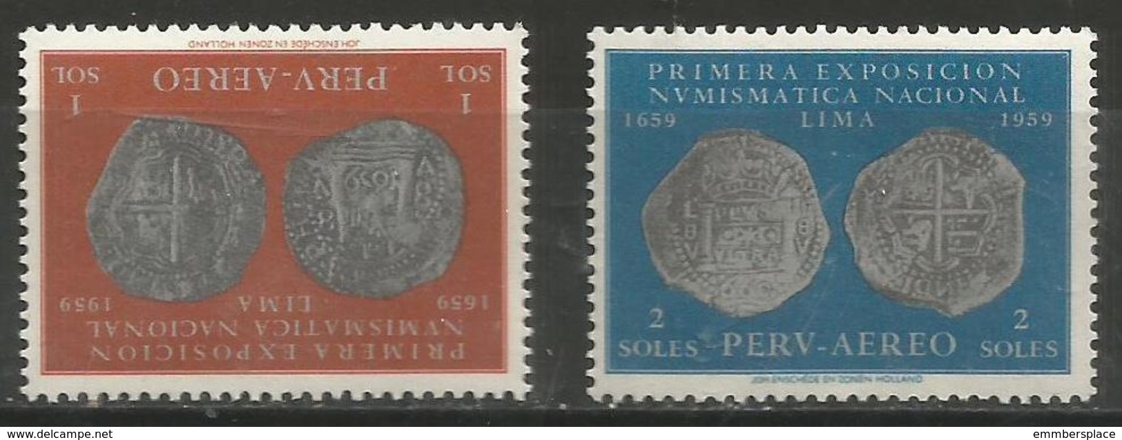Peru -  1961 Numismatic Exhibition MNH** - Peru