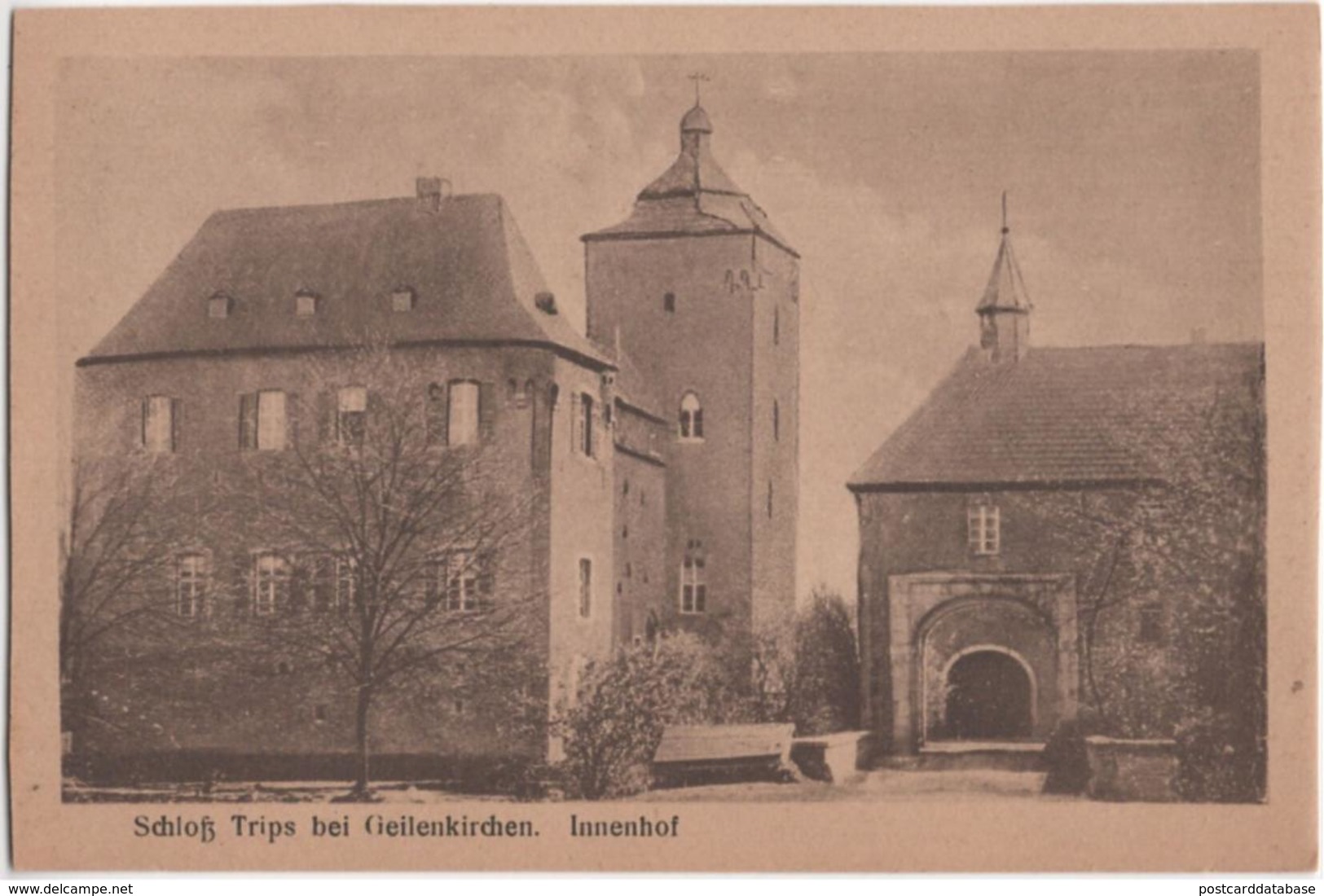 Schloss Trips Bei Geilenkirchen - Innenhof - & Castle - Geilenkirchen