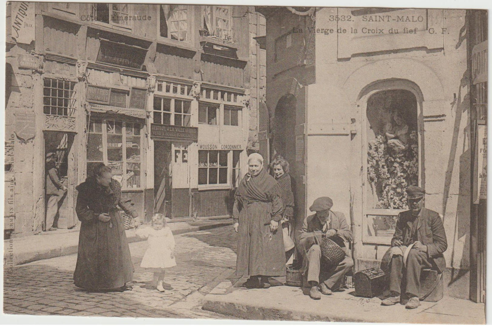 CPA  35 SAINT MALO  LA VIERGE DE LA CROIX DE FIEF - Saint Malo