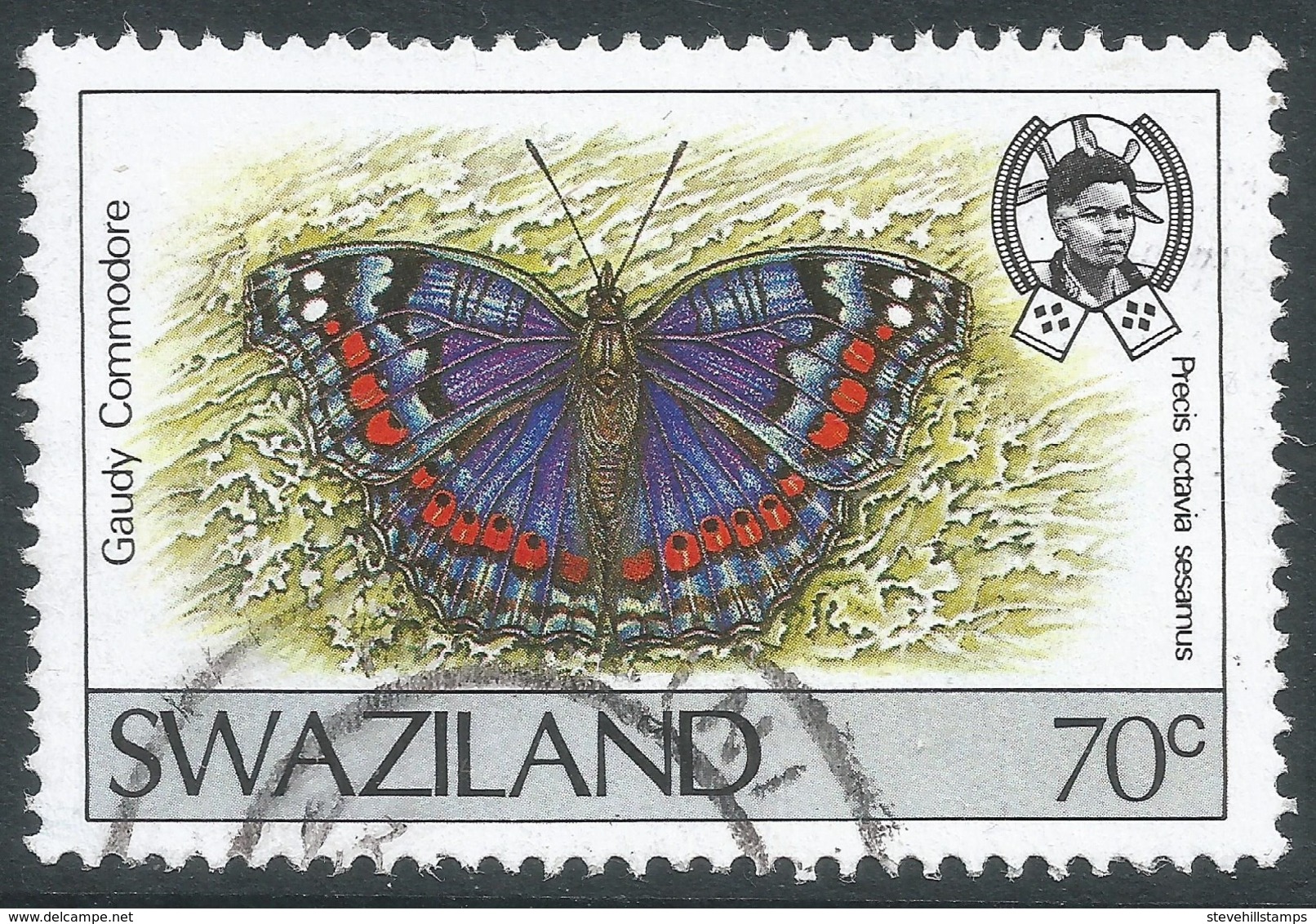 Swaziland. 1987 Butterflies (1st Series). 70c Used. SG 525 - Swaziland (1968-...)