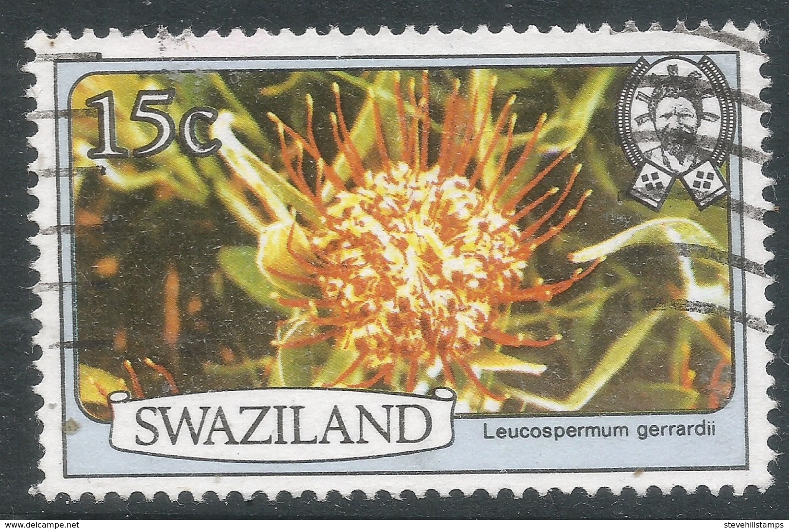 Swaziland. 1980 Flowers. 15c Used. SG 348A - Swaziland (1968-...)