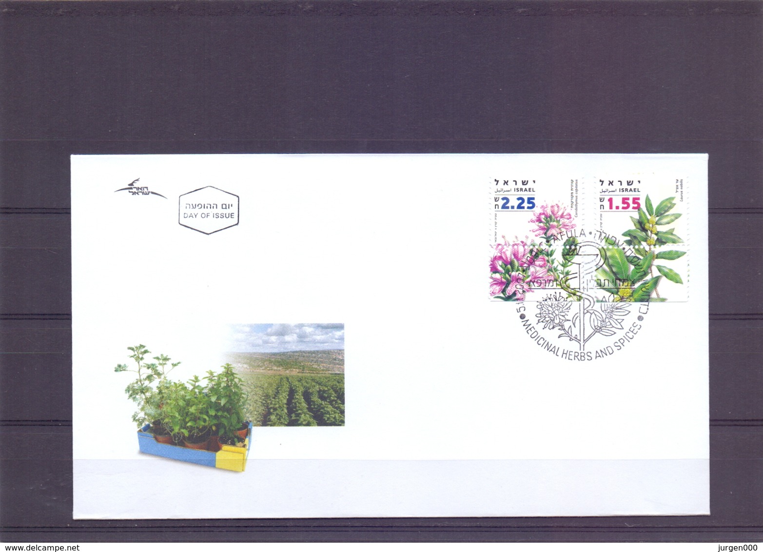 Israel - FDC - Medicinal Herbs And Spices - 5/11/2007   (RM14725) - Medicinal Plants