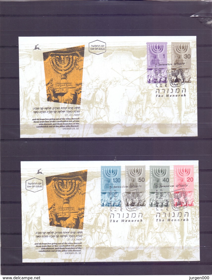 Israel - FDC - Jerusalem  - 26/11/2002  - 11/2/2003   (RM14782) - Briefe U. Dokumente