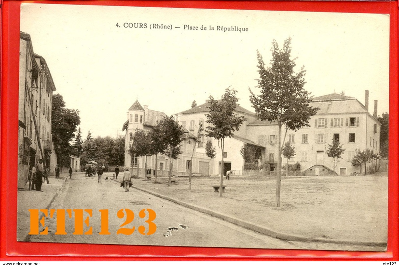 Cours Rhône  -  Place De La République - 69 Rhône - Cours-la-Ville