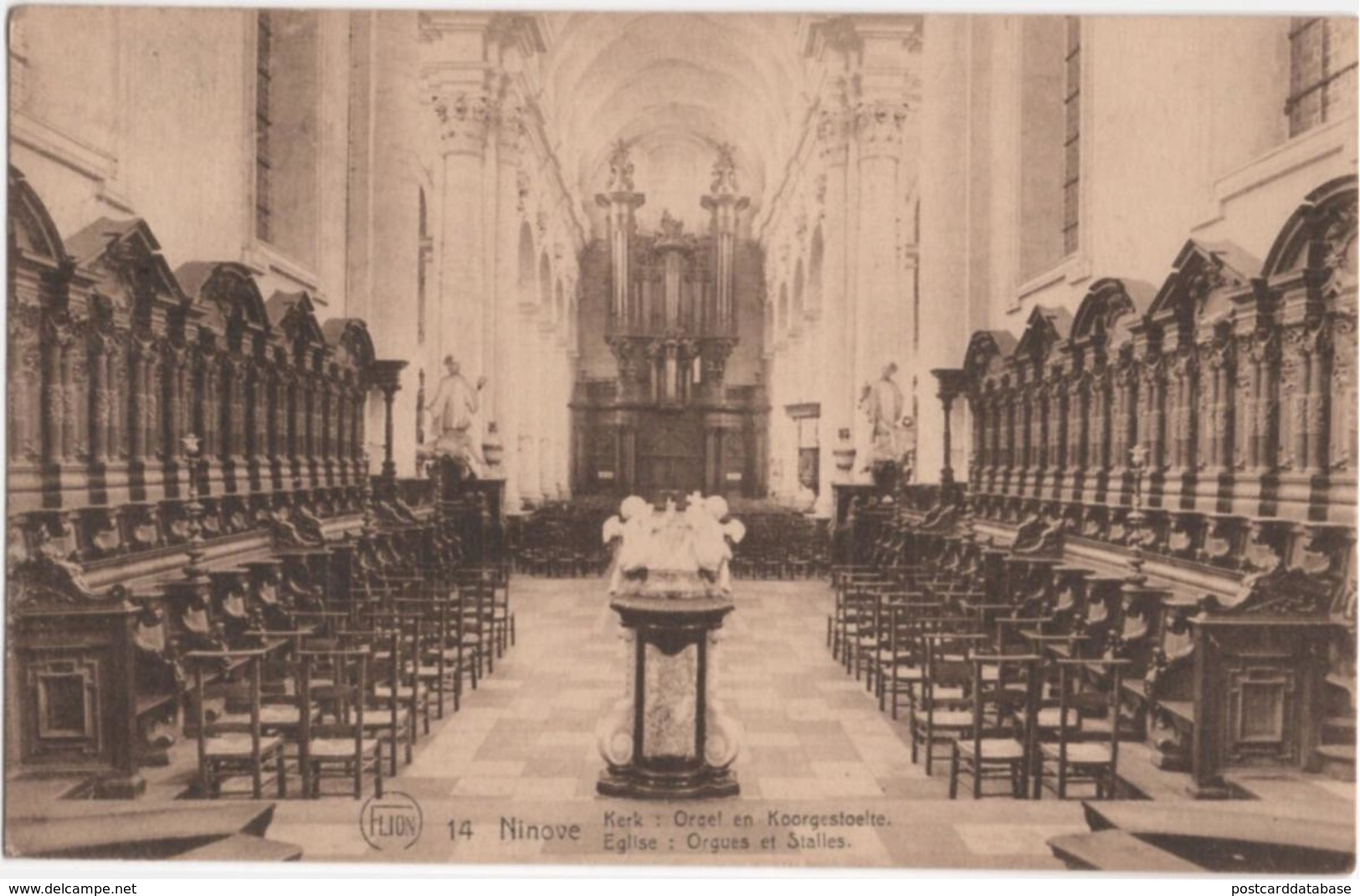 Ninove - Kerk Orgel En Koorgestoelte - & Orgel, Organ, Orgue - Ninove