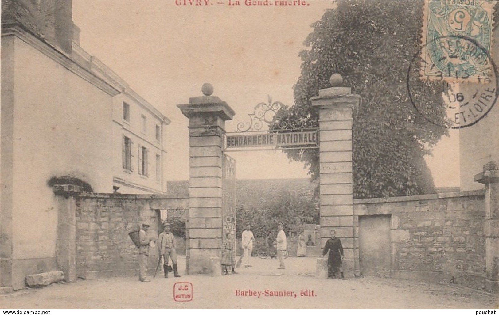 F20- 71) GIVRY - LA GENDARMERIE - (ANIMEE) - Autres & Non Classés