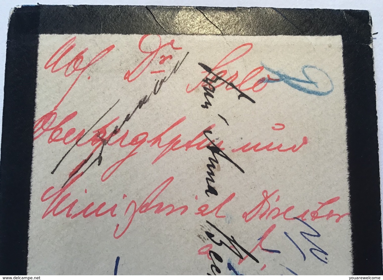 „AMTLICH ERÖFFNET BERLIN“ 1898 Retourmarke Brief>Bremen(Deutsches Reich Siegelmarke Mourning Cover DLO ALBERT SERLO - Briefe U. Dokumente