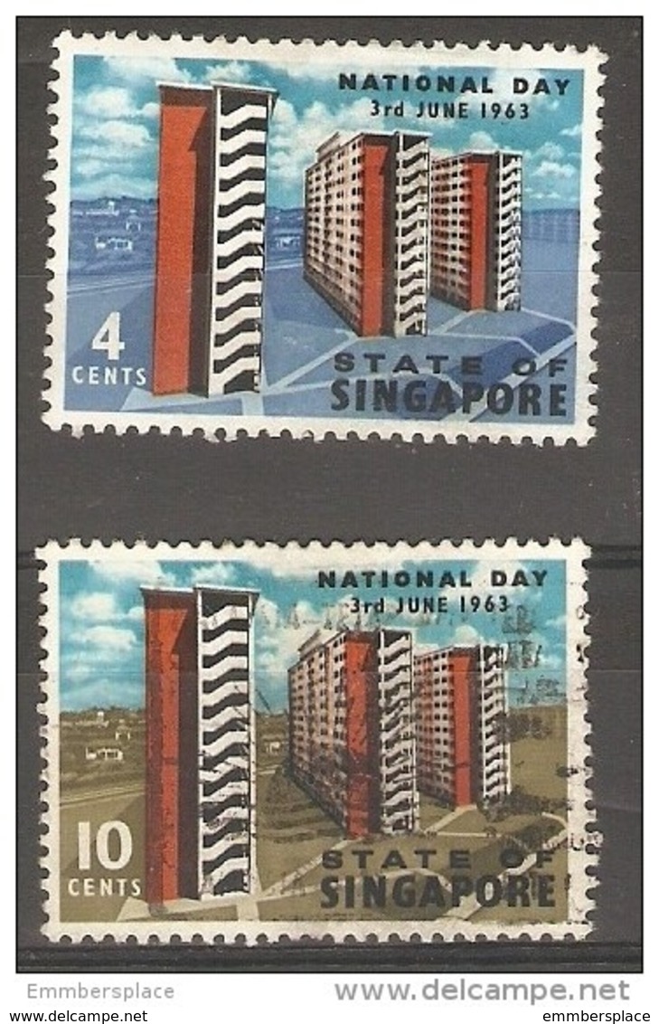 Singapore - 1963 National Day Used - Singapore (1959-...)