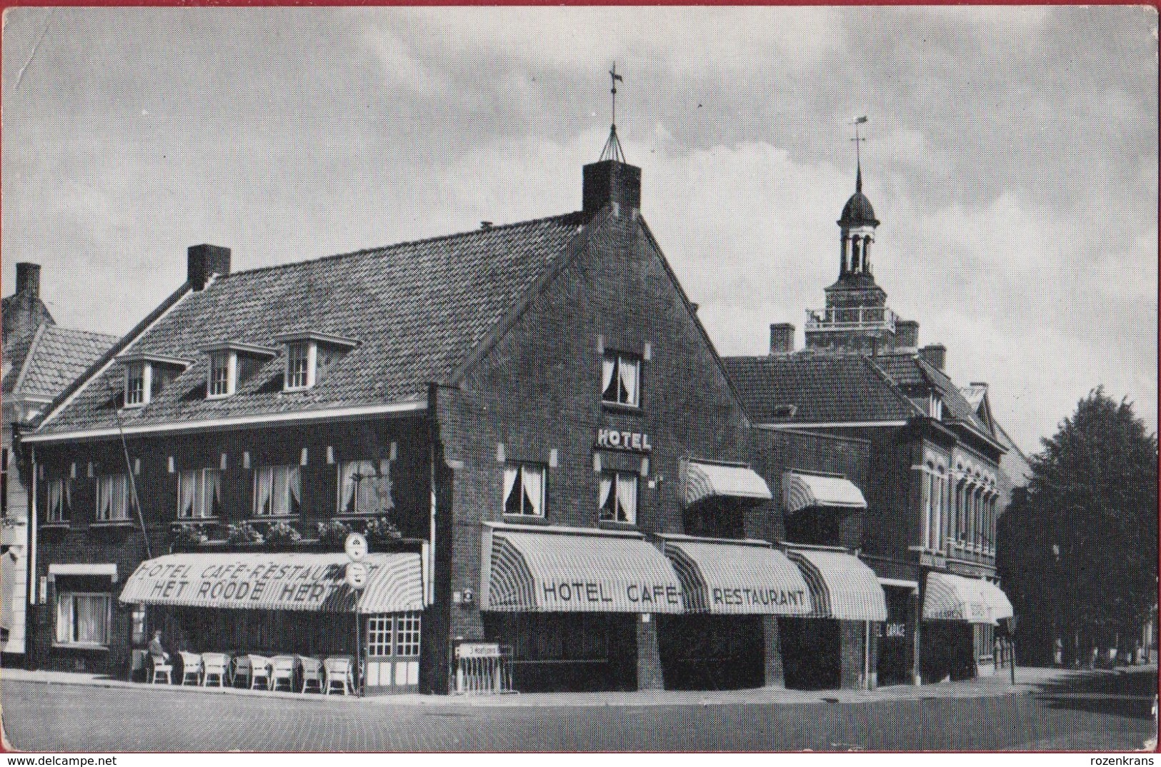 Breda Princenhage Haagse Merkt Cafe Restaurant Het Roode Hert (kreukje) - Breda