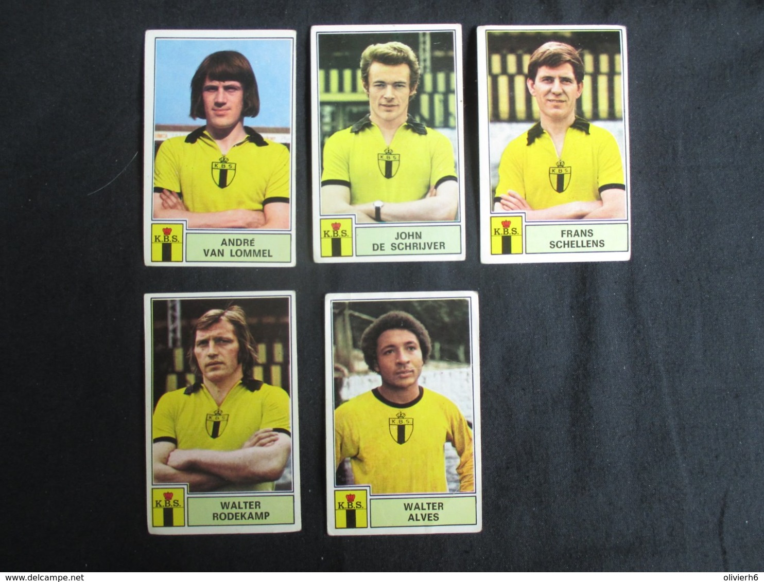 LOT 92 FIGURINES PANINI (M1914) FOOTBALL 72 - 73 (20 vues) Belgique - Anderlecht, Standard, FC Liégeois, Union St Gilles