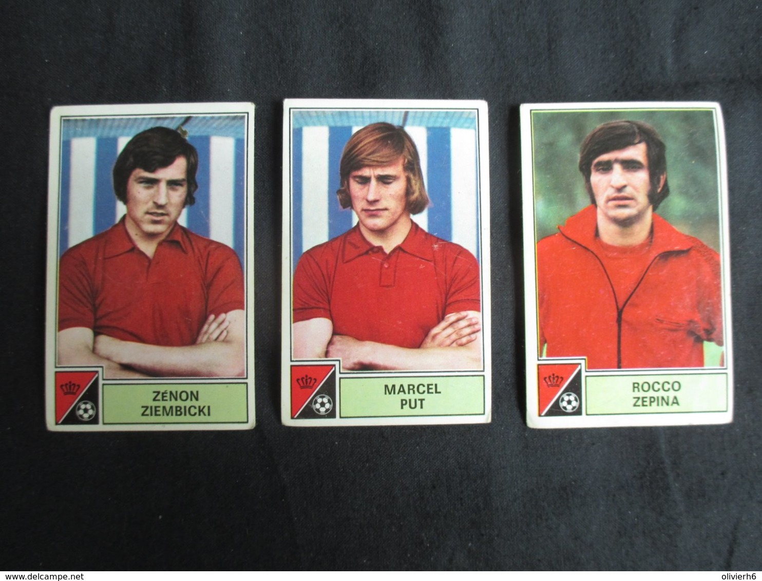 LOT 92 FIGURINES PANINI (M1914) FOOTBALL 72 - 73 (20 vues) Belgique - Anderlecht, Standard, FC Liégeois, Union St Gilles