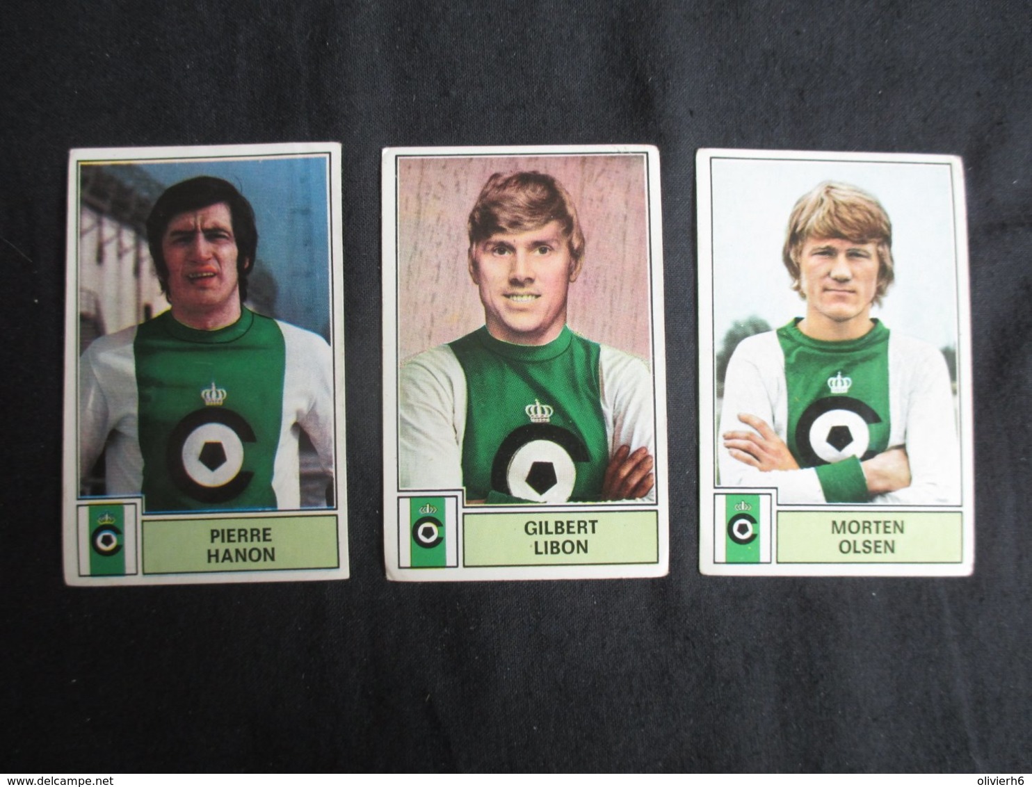 LOT 92 FIGURINES PANINI (M1914) FOOTBALL 72 - 73 (20 vues) Belgique - Anderlecht, Standard, FC Liégeois, Union St Gilles