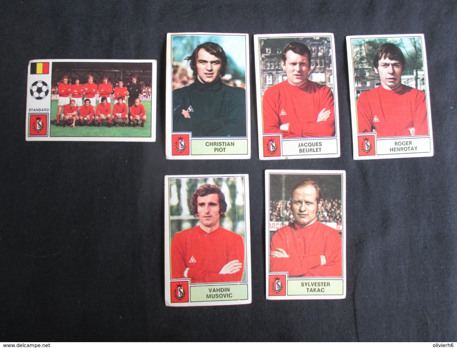 LOT 92 FIGURINES PANINI (M1914) FOOTBALL 72 - 73 (20 vues) Belgique - Anderlecht, Standard, FC Liégeois, Union St Gilles