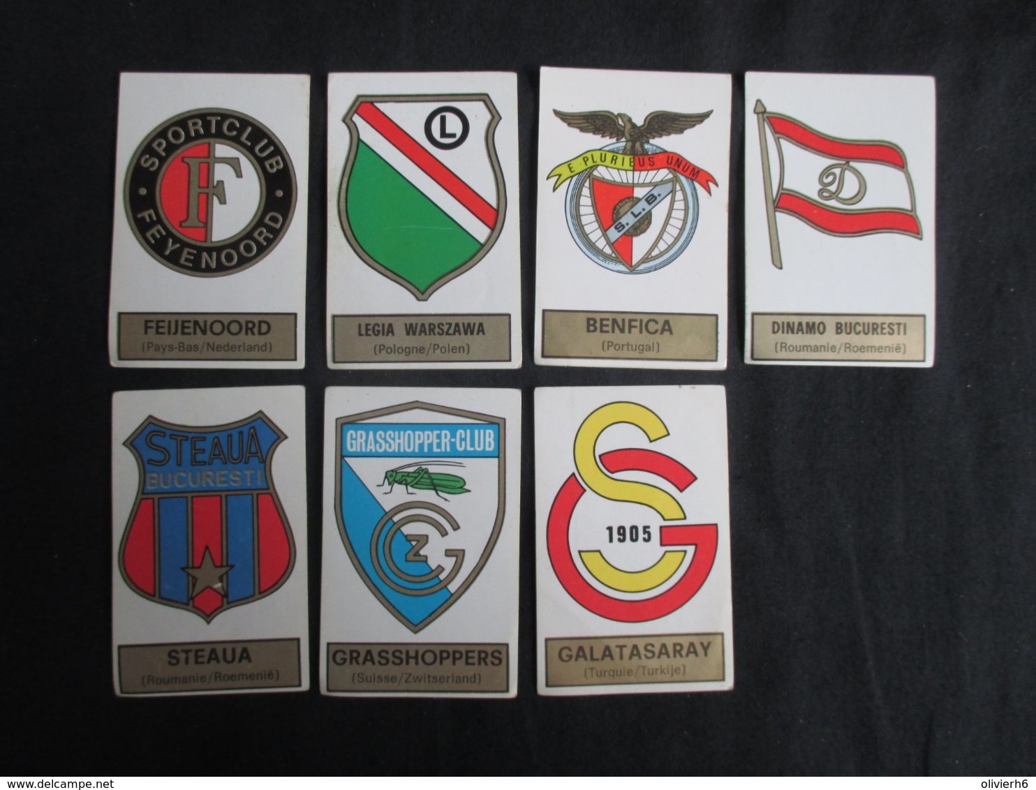 LOT 92 FIGURINES PANINI (M1914) FOOTBALL 72 - 73 (20 vues) Belgique - Anderlecht, Standard, FC Liégeois, Union St Gilles