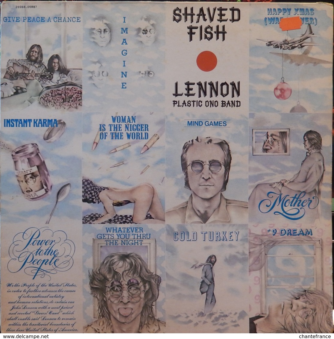 John Lennon 33t. LP "shaved Fish" - Disco, Pop