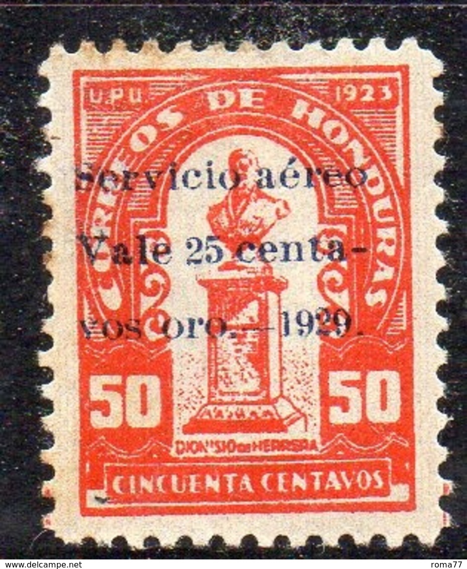 APR2907 - HONDURAS 1929 , Posta Aerea Yvert N. 16  *  Linguella (2380A) - Honduras