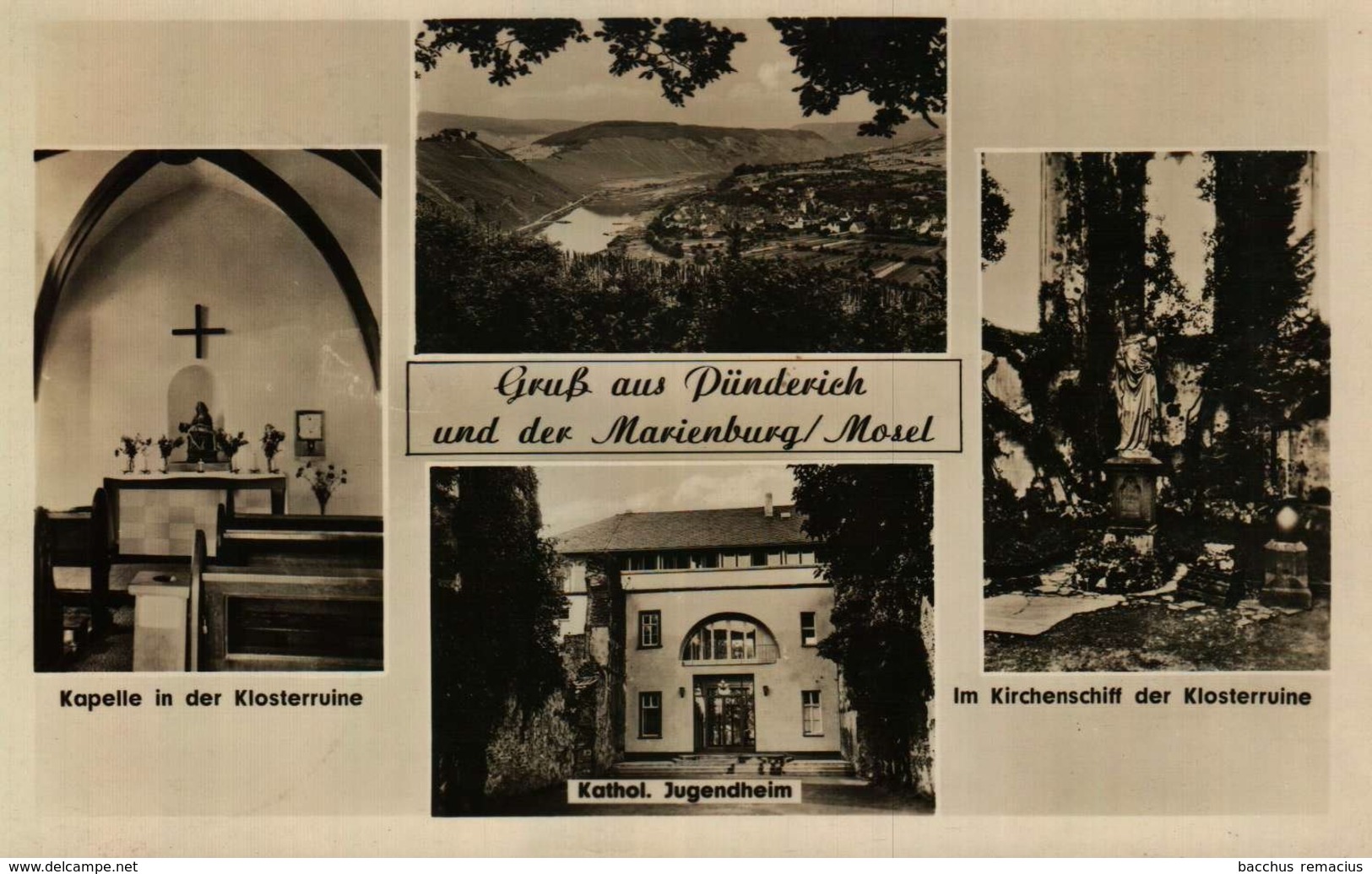 Gruss Aus PÜNDERICH Und Der MARIENBURG/MOSEL Karl Mergler-Lenz, Handlung - Zell