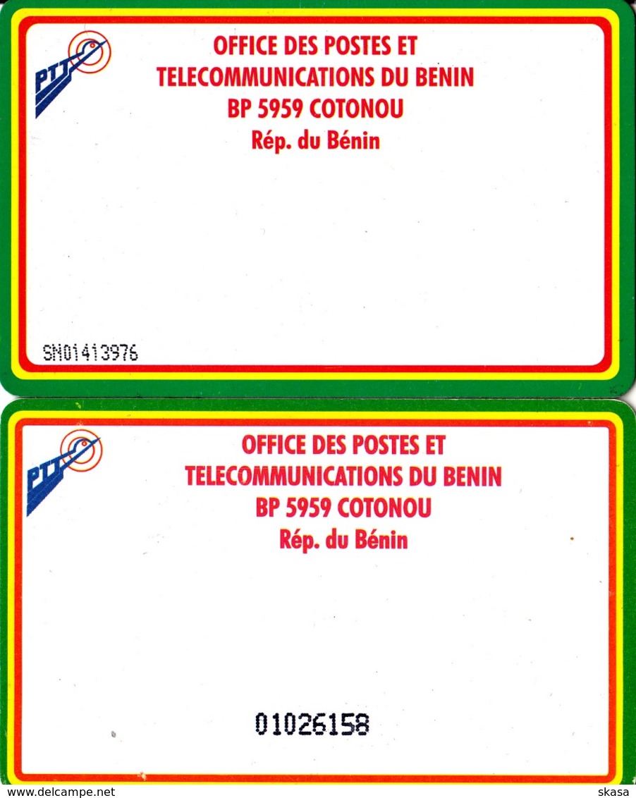 2 TC Telecard OPT Du Benin 50U Et 120U - Bénin