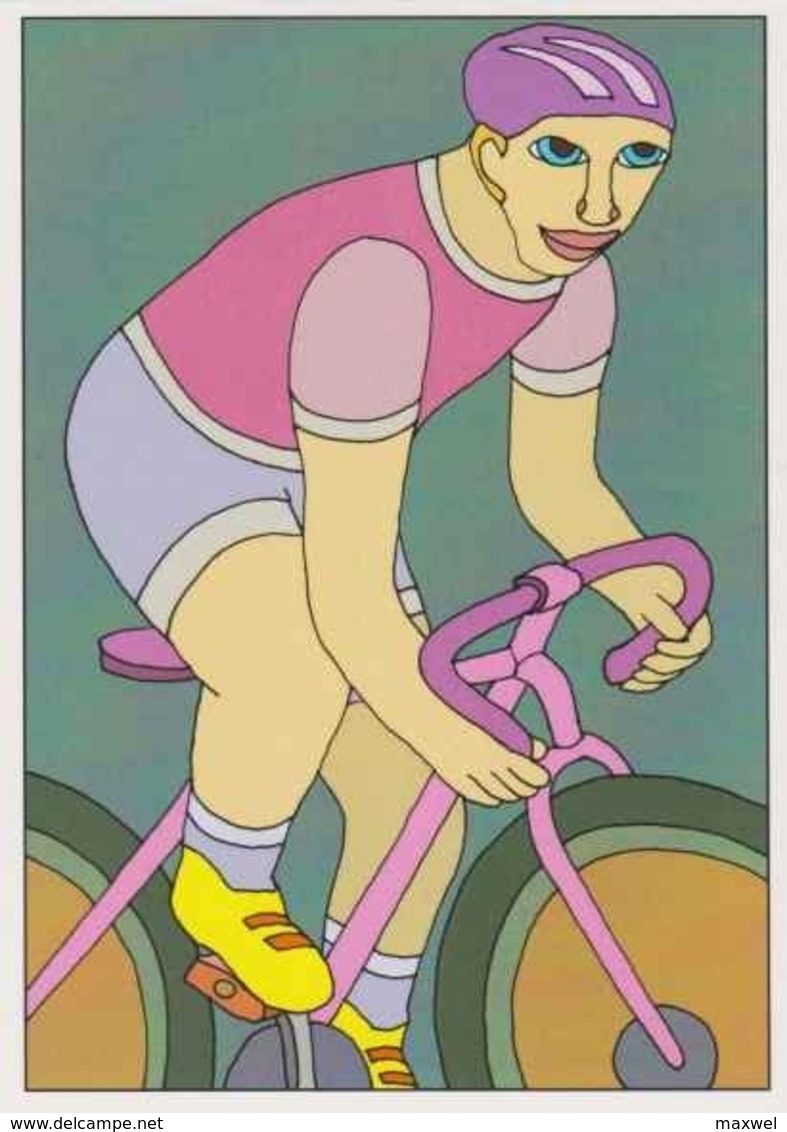 Cpm 1741/427 ERGON - Homme à Bicyclette  - Vélo - Cyclisme - Bicycle - Cycle - Illustrateurs - Illustrateur - Ergon