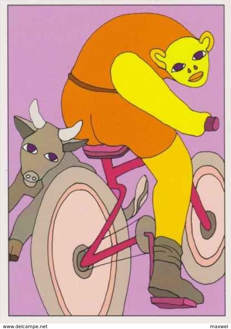 Cpm 1741/433 ERGON - Homme à Bicyclette  - Vélo - Cyclisme - Bicycle - Cycle - Illustrateurs - Illustrateur - Ergon