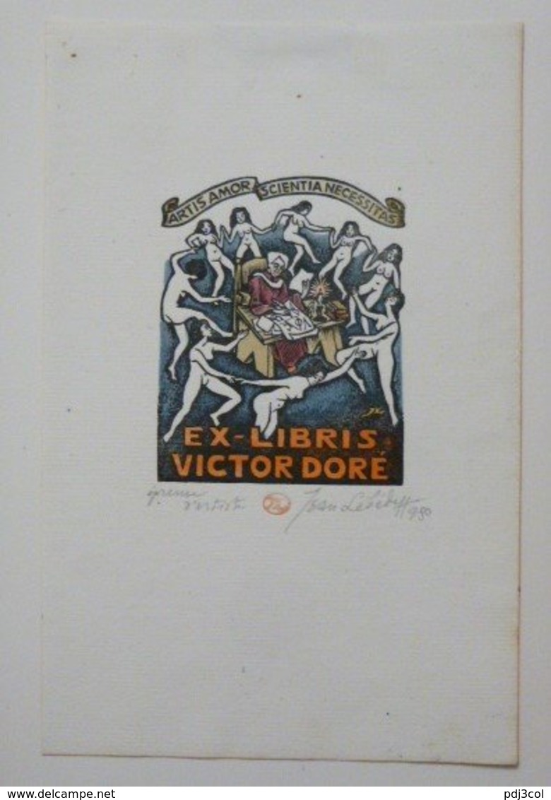 Ex-libris Illustré France XXème - VICTOR DORE - Bookplates