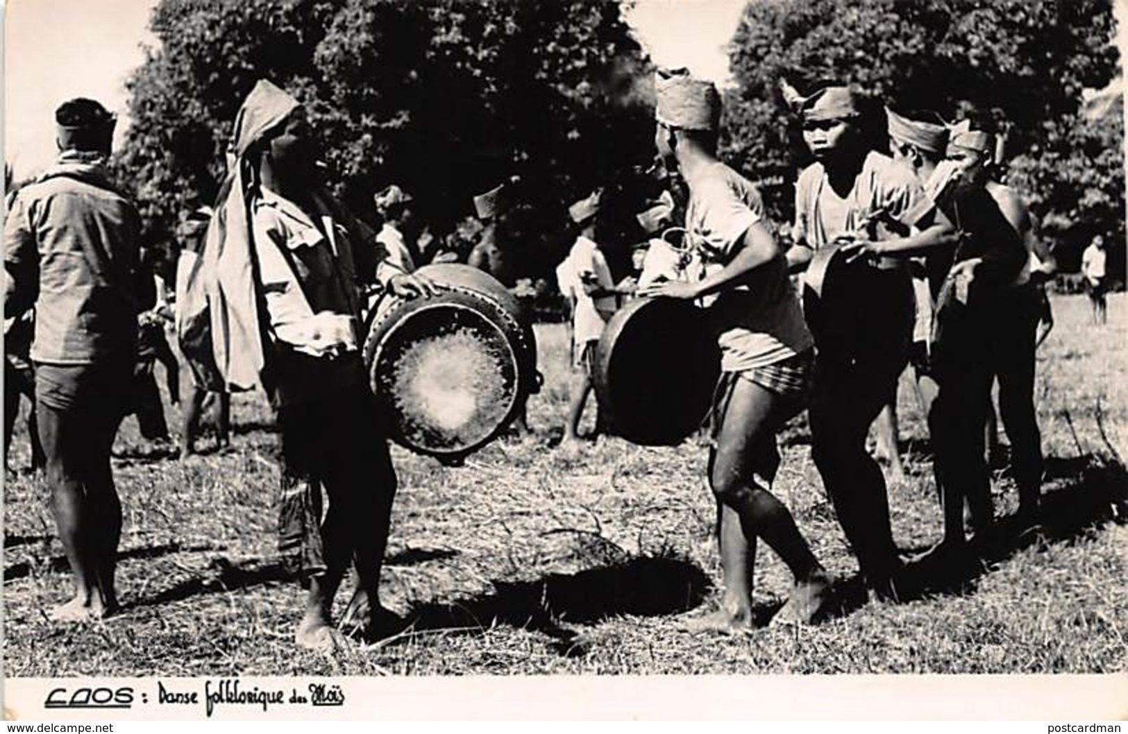 Laos - Danse Folklorique Des Moïs - CARTE PHOTO. - Laos