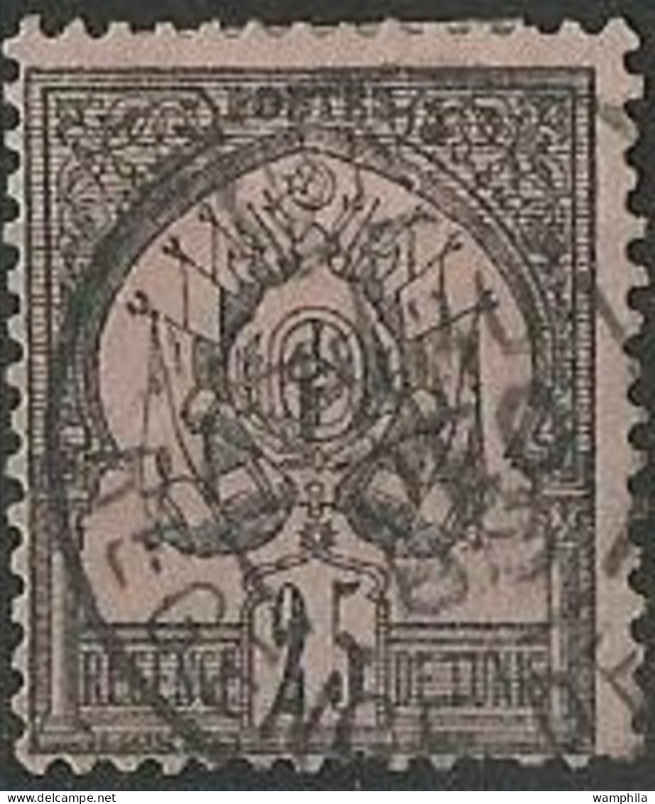 1888/ 93 Tunisie N° 5 Cote 75€ - Usati