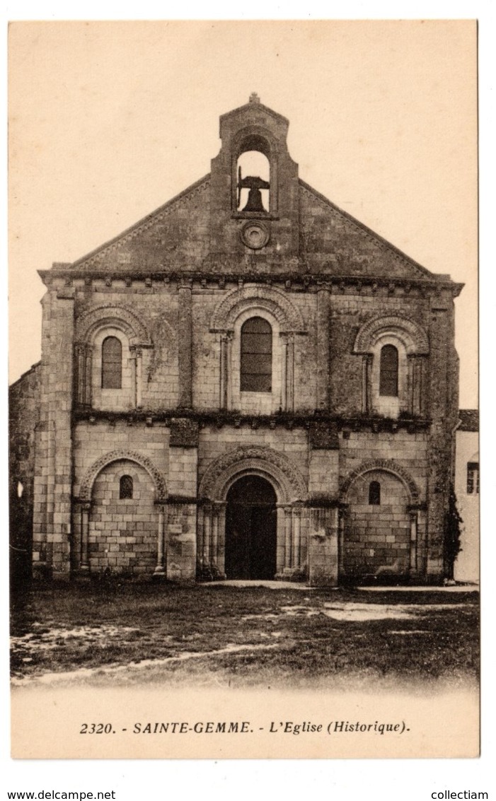 SAINTE-GEMME - L'église (historique) - Other & Unclassified