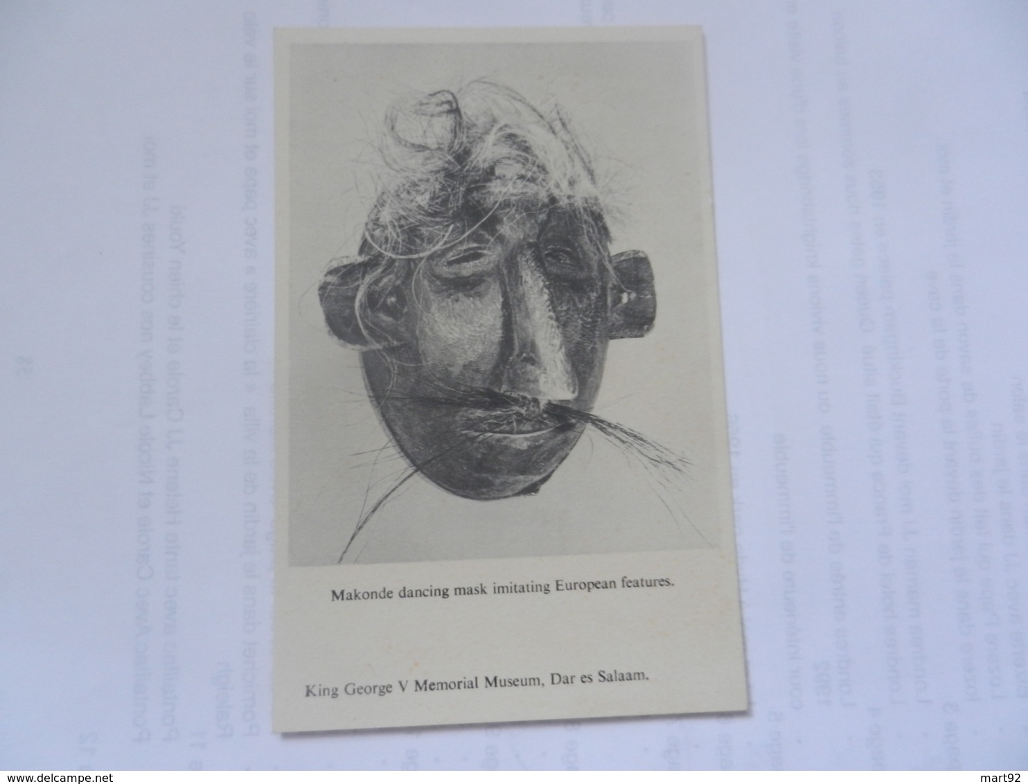 DAR ES SALAAM  KING GEORGE V MUSEUM MAKONDE DANCING MASK - Tansania