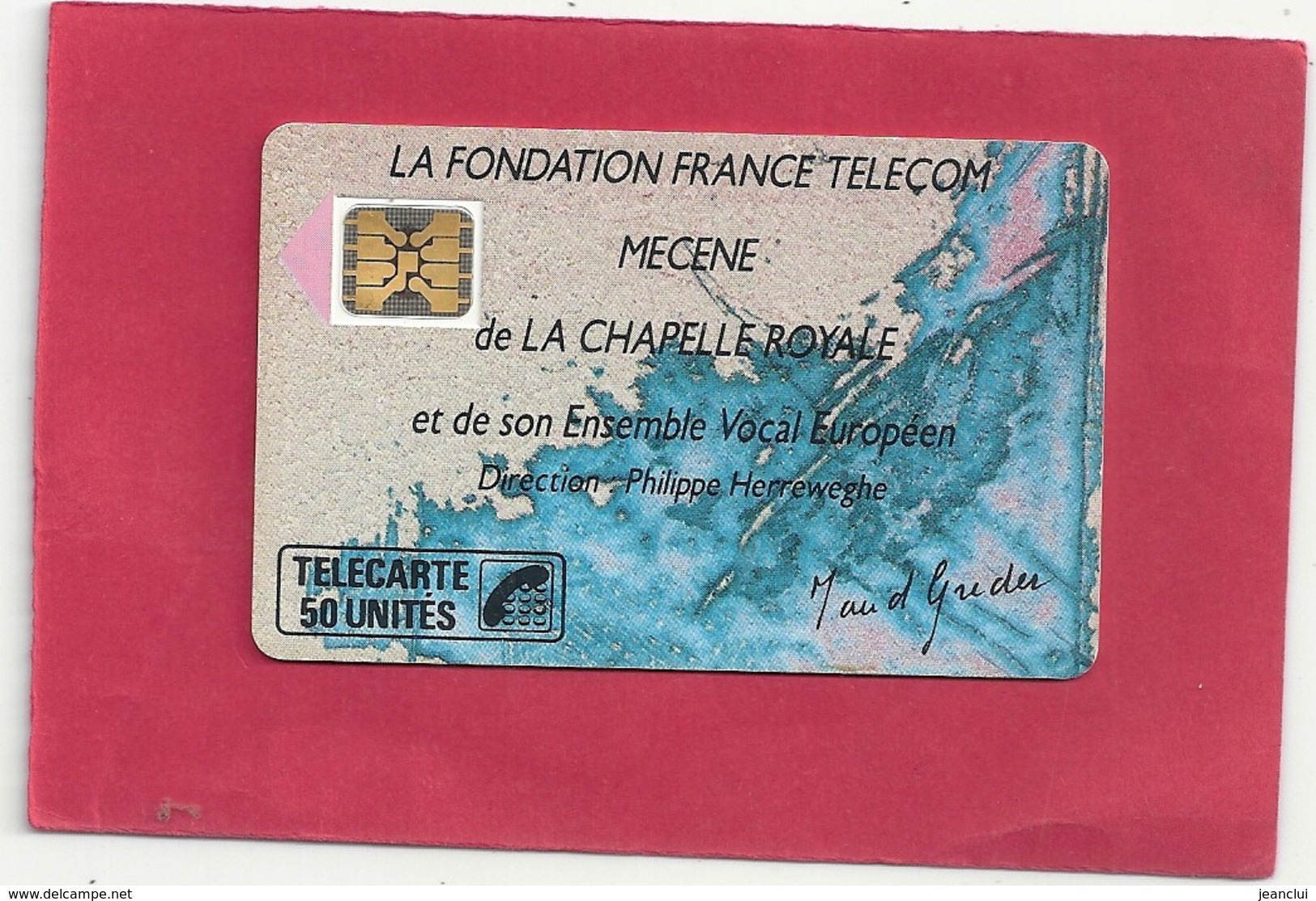 F 77A . CHAPELLE ROYALE 2 - 50 U . SC5 . - COTE 30 € . 2 SCANES - 1989